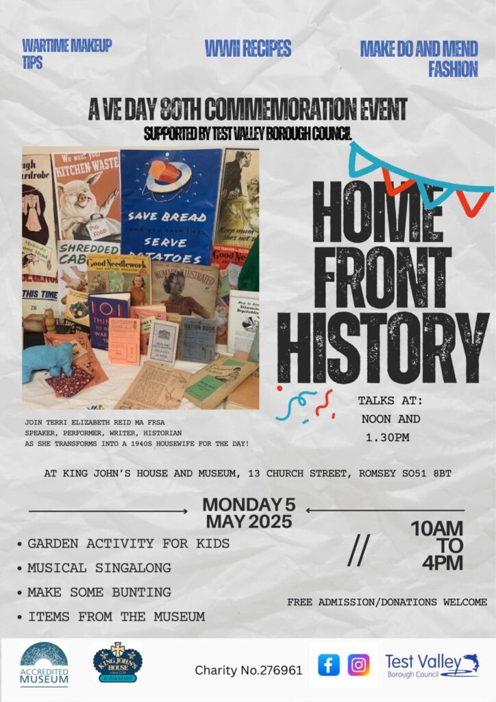 FREE ‘Home Front History’ Event, Monday 5 May